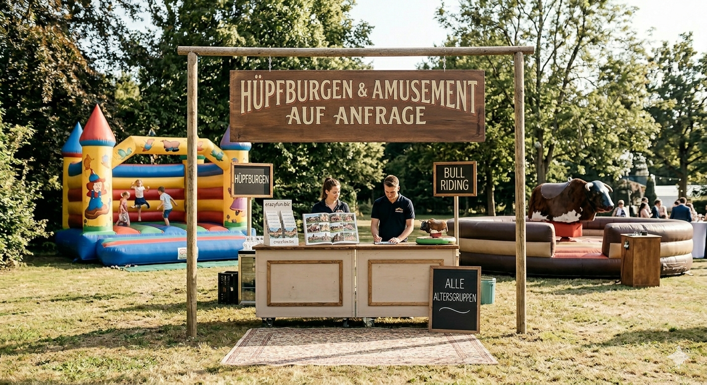Hüpfburg Bull Riding mieten Norddeutschland