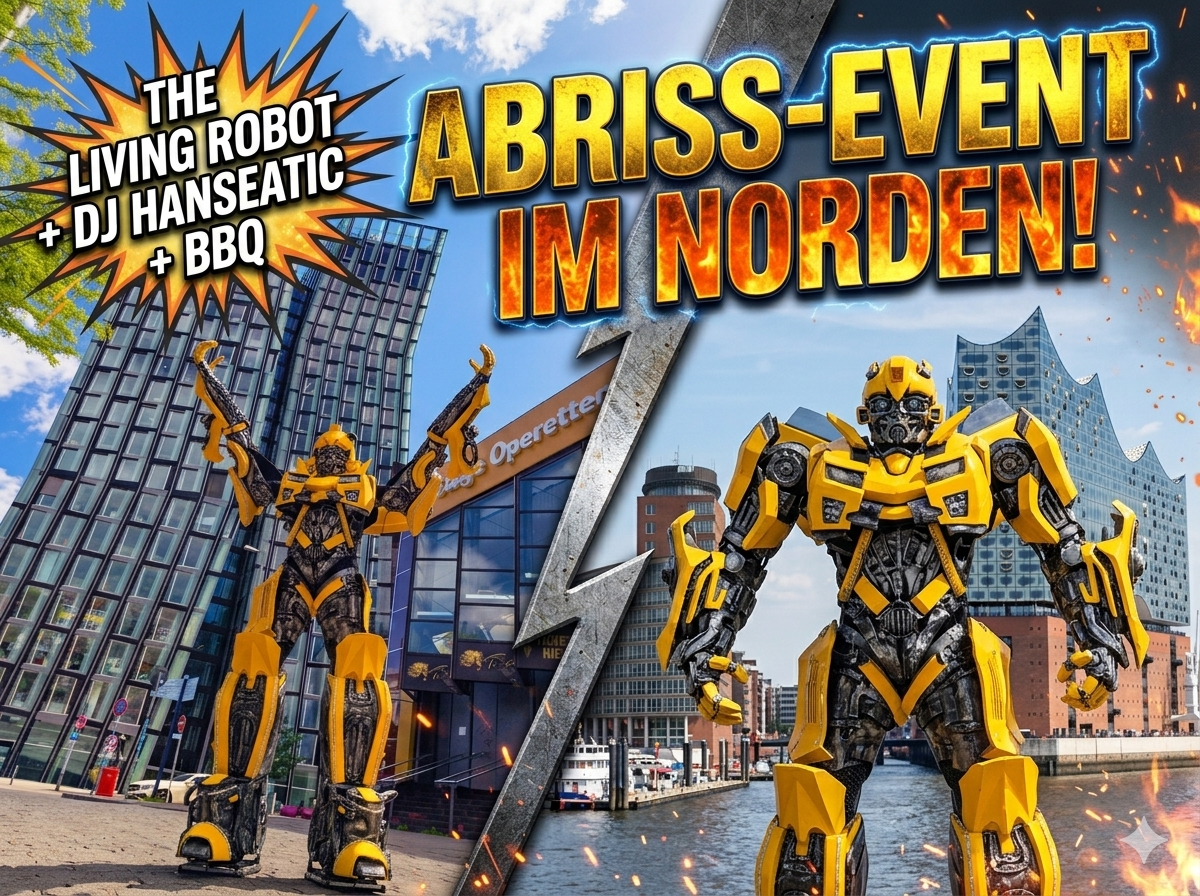 The Living Robot — Abriss-Event im Norden